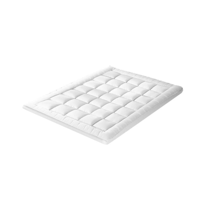 Bedra Mattress Topper Microfibre Pillowtop Double - Image 2