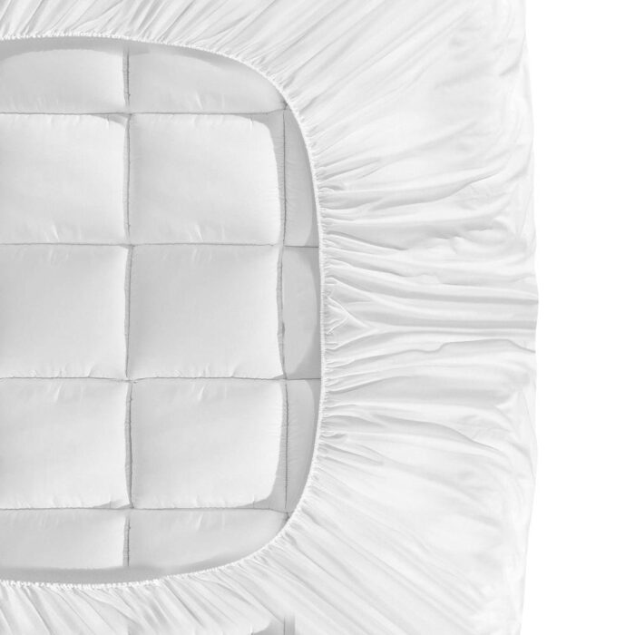 Bedra Mattress Topper Microfibre Pillowtop Double - Image 3