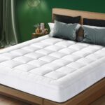 Bedra Pillowtop Mattress Topper Bamboo Fibre Protector Mat Cover 1000GSM Queen - Image 3