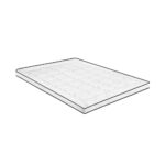 Bedra Pillowtop Mattress Topper Pad Microfibre Luxury Protector Cover Queen - Image 3