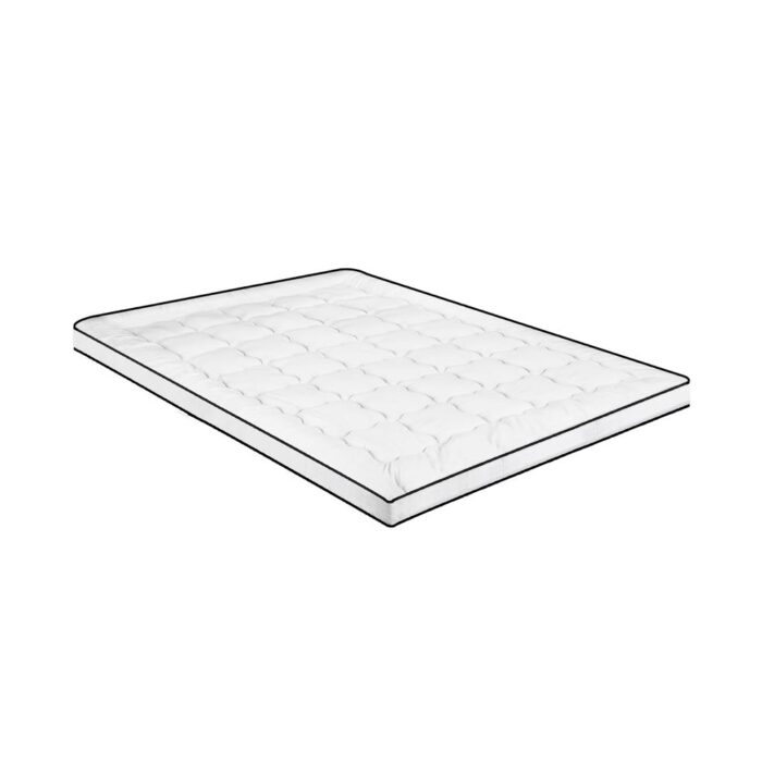 Bedra Pillowtop Mattress Topper Pad Microfibre Luxury Protector Cover Queen - Image 3