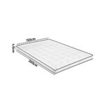 Bedra Pillowtop Mattress Topper Pad Microfibre Luxury Protector Cover Queen - Image 5