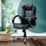 Oikiture Office Chair Executive Gaming Computer Chairs Seating Racing Seat PU - Image 4