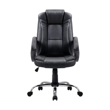 Oikiture Office Chair Executive Gaming Computer Chairs Seating Racing Seat PU