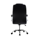 Oikiture Office Chair Executive Computer Chairs Tilt Seat PU Leather Seating - Image 2