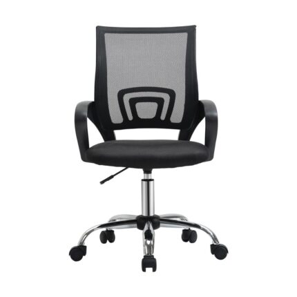 Oikiture Office Gaming  Chair Computer Mesh Chairs Executive Foam Seat Black
