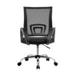 Oikiture Office Gaming  Chair Computer Mesh Chairs Executive Foam Seat Black - Image 5