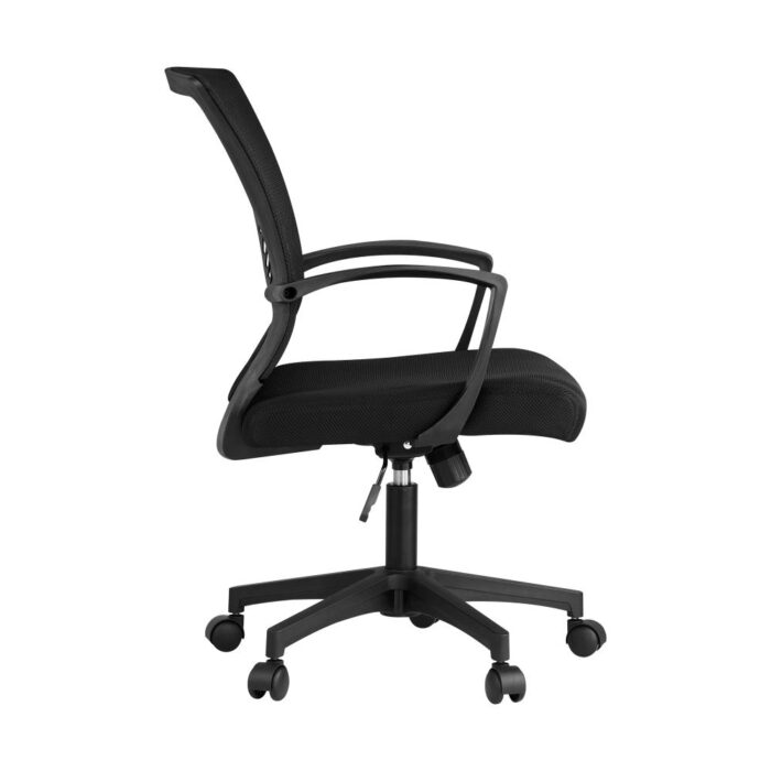 Oikiture Office Chair Mesh Chairs Adjustable Black - Image 6
