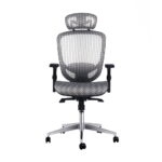 Artiss Office Chair Gaming Chair Computer Chairs Mesh Net Seating Grey - Image 3