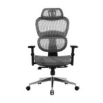 Artiss Office Chair Computer Gaming Chair Mesh Net Seat Grey - Image 3