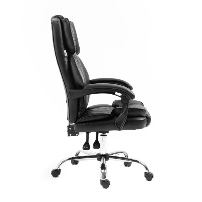 Artiss Executive Office Chair Leather Recliner Black - Image 4
