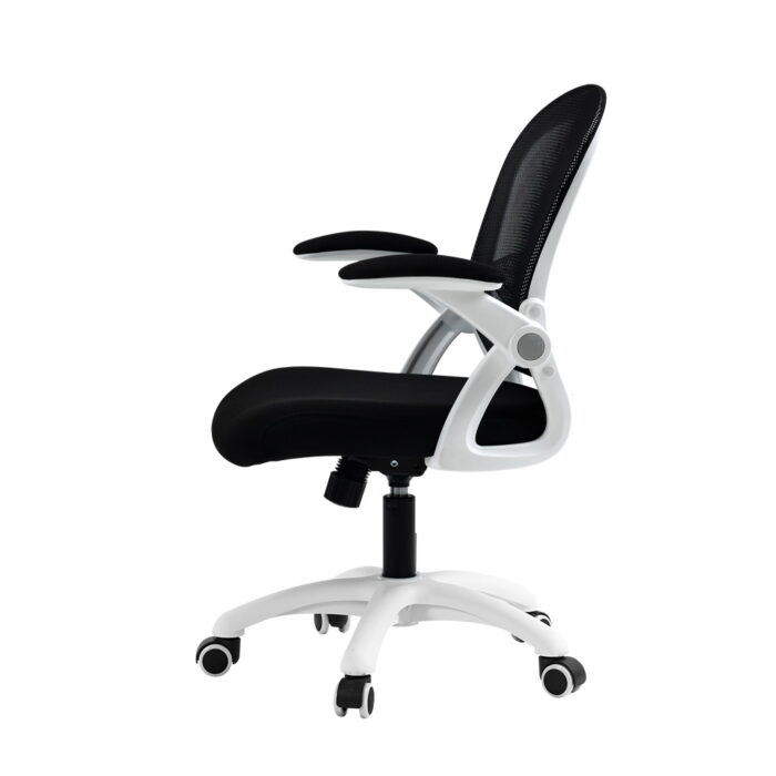 Artiss Mesh Office Chair Mid Back Black - Image 4