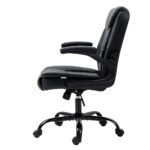 Artiss Executive Office Chair Mid Back Black - Image 4