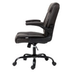 Artiss Executive Office Chair Mid Back Brown - Image 4