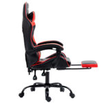 Artiss Gaming Office Chair Recliner Footrest Red - Image 4