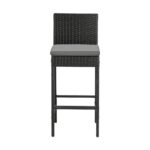 Livsip Garden Bar Stools Rattan Dinning Chairs 4X - Image 5