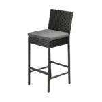 Livsip Garden Bar Stools Rattan Dinning Chairs 4X - Image 6