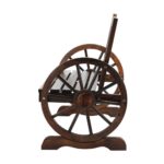Livsip Garden Wagon Bench Wheel Backyard Chair Fir Wood - Image 6