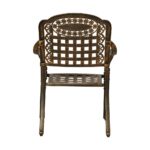Livsip Outdoor Furniture Dining Chairs Cast Aluminium x2 - Image 3