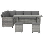 Gardeon Outdoor Dining Set Wicker Table Chairs Setting 8 Seater - Image 3