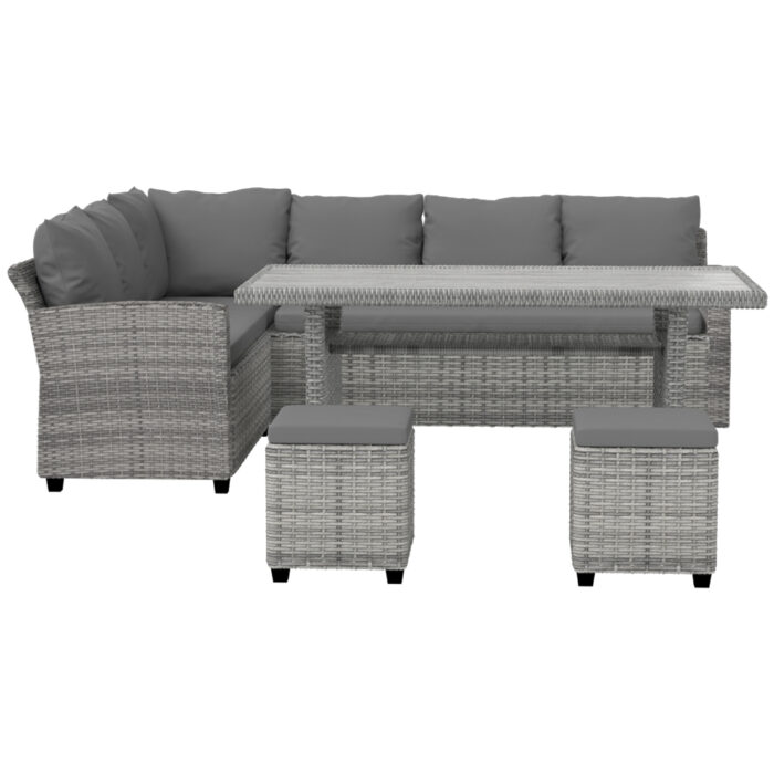 Gardeon Outdoor Dining Set Wicker Table Chairs Setting 8 Seater - Image 3