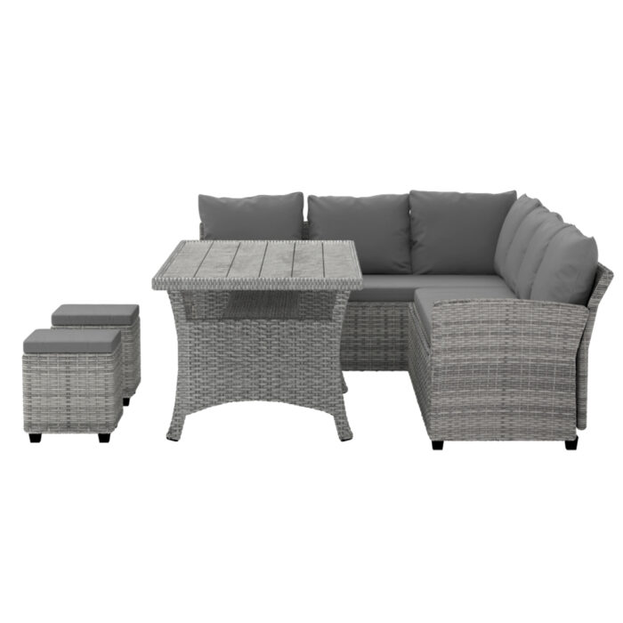 Gardeon Outdoor Dining Set Wicker Table Chairs Setting 8 Seater - Image 4