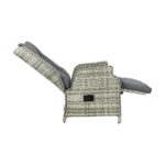 Livsip Recliner Chairs with Adjustable Footrest Grey - Image 3