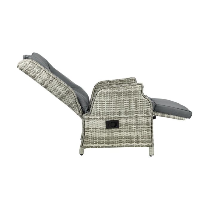 Livsip Recliner Chairs with Adjustable Footrest Grey - Image 3