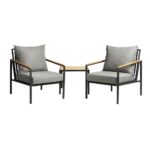 Livsip Outdoor Set Chairs&Table Patio Furniture 3PCS - Image 2