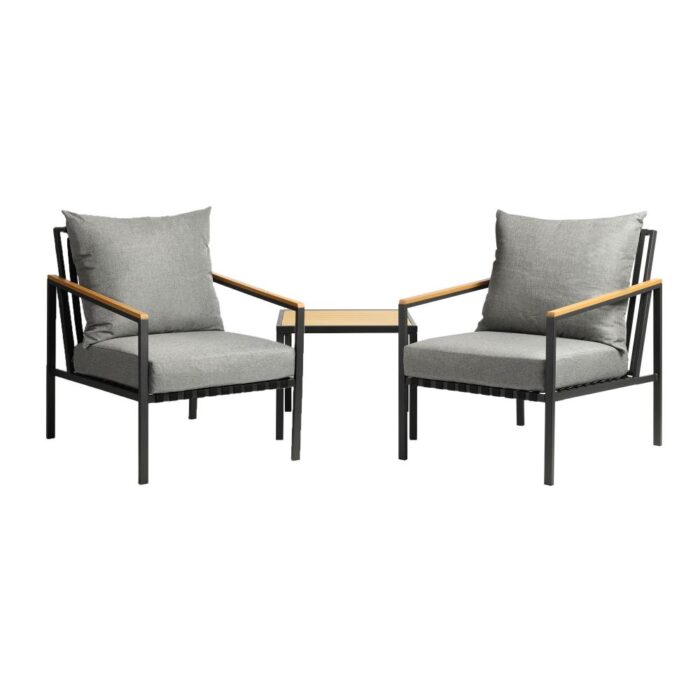 Livsip Outdoor Set Chairs&Table Patio Furniture 3PCS - Image 2