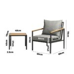 Livsip Outdoor Set Chairs&Table Patio Furniture 3PCS - Image 6