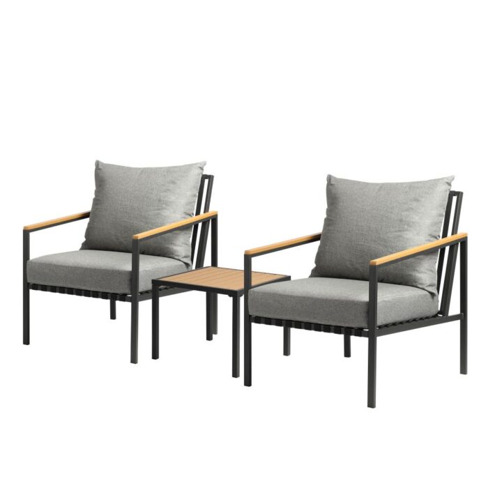 Livsip Outdoor Set Chairs&Table Patio Furniture 3PCS - Image 3