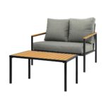 Livsip Outdoor Furniture Set Patio Chairs Table Set 2PCS