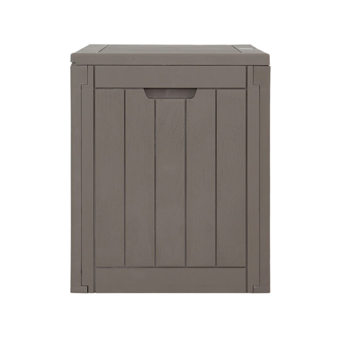 Gardeon Outdoor Storage Box 118L Container Lockable Indoor Garden Toy Tool Shed Grey - Image 4