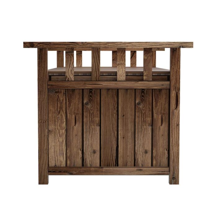 Livsip Outdoor Storage Box Wooden Garden Bench Wooden - Image 3