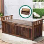 Livsip Wooden Storage Bench Waterproof Top Cover - Image 3