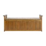 Livsip Outdoor Wooden Storage Bench Waterproof Top - Image 2