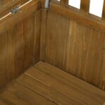 Livsip Outdoor Wooden Storage Bench Waterproof Top - Image 6