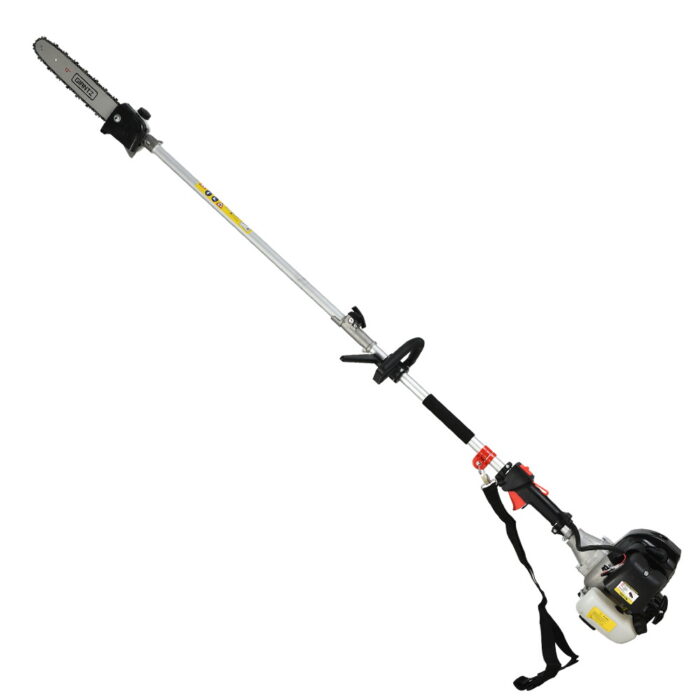 Giantz 62CC Pole Chainsaw Hedge Trimmer Brush Cutter Whipper Snipper Saw 9-in-1 5.6m - Image 4
