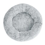 i.Pet Pet Bed Dog Cat 90cm Large Calming Soft Plush Charcoal - Image 3