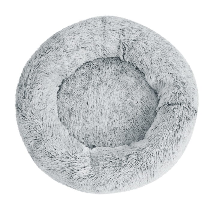 i.Pet Pet Bed Dog Cat 90cm Large Calming Soft Plush Charcoal - Image 3