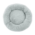 i.Pet Pet Bed Dog Cat 90cm Large Calming Soft Plush Light Grey - Image 3