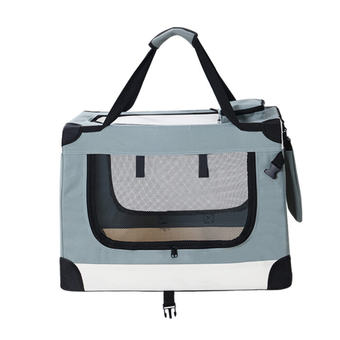 i.Pet Pet Carrier Soft Crate Dog Cat Travel 70x52CM Portable Foldable Car Large - Image 3
