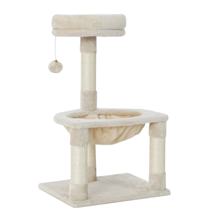i.Pet Cat Tree 69cm Scratching Post Tower Scratcher Wood Condo Toys House Bed - Image 4