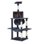 i.Pet Cat Tree 151cm Tower Scratching Post Scratcher Wood Condo House Bed Trees - Image 4