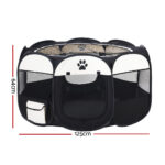 i.Pet Dog Playpen Pet Playpen Enclosure Crate 8 Panel Play Pen Tent Bag Puppy Fence 2XL - Image 2