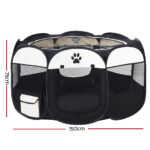 i.Pet Dog Playpen Tent Pet Crate Fence 3XL Enclosure - Image 2