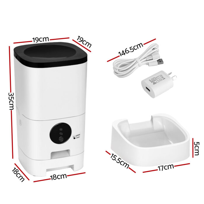 i.Pet Automatic Pet Feeder 6L Wifi Auto Dog Cat Smart Food Dispenser Timer - Image 2