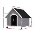 i.Pet Dog Kennel Wooden Large House Outdoor Indoor Puppy Pet Cabin Weatherproof XL - Image 2
