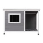 i.Pet Dog Kennel House Large Wooden Outdoor Pet Kennels Indoor Puppy Cabin Log - Image 3